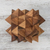 Wood puzzle, 'Great Star' - Raintree Wood 3D Puzzle from Thailand