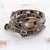 Glass beaded wrap bracelet, 'Country Travels' - Colorful Glass Beaded Wrap Bracelet from Guatemala (image 2b) thumbail