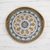 Reverse-painted glass tray, 'Blue Andean Mandala' - Andean Sunflower Theme Reverse-Painted Glass Tray (image 2b) thumbail