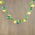 Cultured pearl and peridot strand necklace, 'Tropical Elite' - Handmade Cultured Pearl and Peridot Necklace