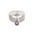 Amethyst cocktail ring, 'Enchanting Tree' - Amethyst and Sterling Silver Cocktail Ring with Tree Motif