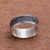 Sterling silver band ring, 'Lassoed Vines' - Vine Pattern Sterling Silver Band Ring from Bali thumbail