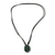Jade pendant necklace, 'Ancient Strength' - Green Jade Pendant Necklace with Cotton Cord (image 2c) thumbail