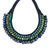 Collar collar de lapislázuli - Collar de collar de lapislázuli bohemio de Tailandia