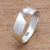 Cultured pearl band ring, 'Glowing Band' - Cultured Pearl Band Ring Crafted in Bali (image 2b) thumbail