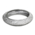 Sterling silver bangle bracelet, 'Bliss' - Floral Sterling Silver Bangle Bracelet