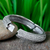Sterling silver bangle bracelet, 'Bliss' - Floral Sterling Silver Bangle Bracelet