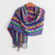 Cotton shawl, 'San Juan Fiesta' - Colorful Cotton Shawl Crafted in Guatemala (image 2) thumbail