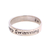 Sterling silver band ring, 'Just Keep Swimming' - Inspirational Sterling Silver Band Ring from Bali