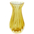 Small art glass bud vase, 'Amber Sunshine' - Small Brazilian Murano Inspired Art Glass Bud Vase (image 2b) thumbail