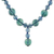 Fluorite Y necklace, 'Blue Champagne' - Fluorite Y necklace (image 2a) thumbail