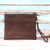 Leather handbag, 'Espresso Simplicity' - Simple Leather Handbag in Espresso from Java