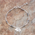 Silver beaded bracelet, 'Roaming Elephant' - Elephant-Themed Silver Beaded Bracelet from Thailand (image 2) thumbail