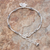 Silver beaded bracelet, 'Roaming Elephant' - Elephant-Themed Silver Beaded Bracelet from Thailand (image 2c) thumbail