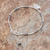 Silver beaded bracelet, 'Roaming Elephant' - Elephant-Themed Silver Beaded Bracelet from Thailand (image 2d) thumbail