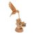 Wood sculpture, 'Feasting Hummingbird' - Jempinis Wood Hummingbird Sculpture from Bali (image 2c) thumbail