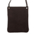 Leather accented suede sling, 'Llama Mountain' - Llama Pattern Leather Accented Suede Sling in Brown (image 2c) thumbail