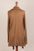 Cardigan sweater, 'Copper Waterfall Dream' - Long Sleeved Brown Cardigan Sweater from Peru (image 2f) thumbail