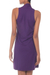 Jersey knit dress, 'New Denpasar Purple' - Jersey knit dress (image 2c) thumbail