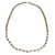 Lange Halskette aus Glas- und Recyclingpapierperlen - Lange Perlenkette aus Glas- und Recyclingpapier