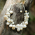 Cultured pearl beaded bracelet, 'Pure Snow' - Bracelet with White Cultured Freshwater Pearls thumbail