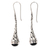Onyx dangle earrings, 'Gleaming Paddy' - Handmade Onyx and Sterling Silver Earrings from Indonesia (image 2b) thumbail