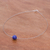 Lapis lazuli pendant necklace, 'Modern Mood' - Lapis Lazuli Modern Pendant Necklace from Thailand (image 2c) thumbail