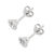 Sterling silver stud earrings, 'Silver Screws' - Handcrafted Sterling Silver Stud Earrings from Thailand