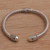 Sterling silver cuff bracelet, 'Eternal Garden' - Hand Crafted Sterling Silver Cuff Bracelet from Bali (image 2c) thumbail