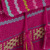 Cotton cell phone bag, 'Cerise Joy' - Handwoven Cotton Cell Phone Bag in Cerise from Mexico