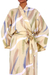 Women's batik robe, 'Sweet Nuance' - Women's Batik Patterned Robe (image 2c) thumbail