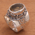 Citrine single stone ring, 'Glorious Vines' - Citrine and Sterling Silver Single Stone Ring from Bali (image 2) thumbail