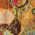 Wandbehang aus Baumwolle - Wandbehang aus Gujarati-Baumwolle mit Perlen und Pailletten