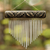 Bamboo and aluminum wind chimes, 'Melodic Dance' - Handcrafted Bamboo and Aluminum Wind Chimes from Bali