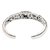 brazalete de prasiolita - Brazalete de Plata de Ley y Prasiolita con Bisagra