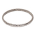Sterling silver bangle bracelet, 'Chain Reign' - Chain Look Sterling Silver Bangle Bracelet from Bali