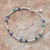Azure-malachite beaded bracelet, 'Antique Hill Tribe' - Hill Tribe Azure-Malachite Beaded Bracelet from Thailand (image 2b) thumbail