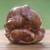 Wood statuette, 'Meditating Yogi' - hand Carved Yoga Sculpture (image 2b) thumbail