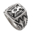 Sterling silver signet ring, 'Ancient Eagle' - Sterling Silver Eagle Signet Ring Crafted in Bali (image 2c) thumbail
