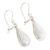 Jade dangle earrings, 'Lavender Tear' - Hand Crafted Sterling Silver Lavender Jade Dangle Earrings (image 2c) thumbail