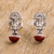 Jasper drop earrings, 'Tumi Style' - Tumi Ax Jasper Drop Earrings from Peru thumbail