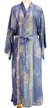 Women's batik robe, 'Blue Baliku' - Women's Hand Made Batik Robe (image 2c) thumbail