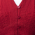 Cotton blouse, 'Lily of Incas in Red' - Lily of the Incas Button-Front Red Cotton Blouse (image 2e) thumbail