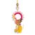 Beaded ornaments, 'Dancing Wreaths' (set of 3) - Beaded Wreath Ornaments from India (Set of 3)