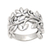 Sterling silver band ring, 'Rice Stalks' - Rice Stalk Sterling Silver Band Ring (image 2d) thumbail