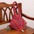 Handwoven shoulder bag, 'Colorful Carnival' - Handwoven Colorful Striped Shoulder Bag from Peru thumbail
