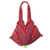 Handwoven shoulder bag, 'Colorful Carnival' - Handwoven Colorful Striped Shoulder Bag from Peru