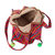 Handwoven shoulder bag, 'Colorful Carnival' - Handwoven Colorful Striped Shoulder Bag from Peru (image 2c) thumbail