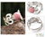 Rhodonite heart ring, 'Pink Love' - Handcrafted Heart Shaped Sterling Silver Rhodonite Ring thumbail