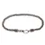 Sterling silver chain bracelet, 'Borobudur Collection' - Hand Made Sterling Silver Chain Bracelet